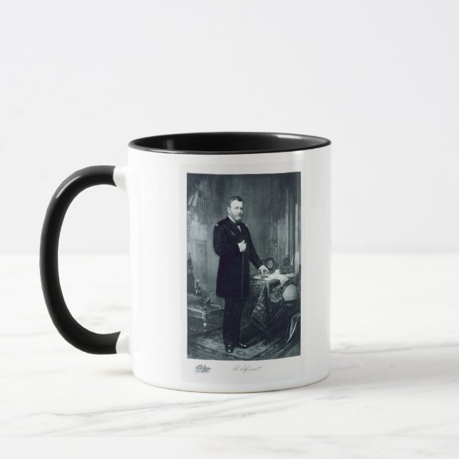 Caneca Ulysses S. Grant, 18o presidente do Sta unido (Esquerda)