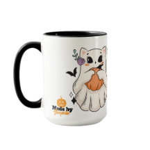Um Amor de Fantasma de Halloween Meio Doce Meio As
