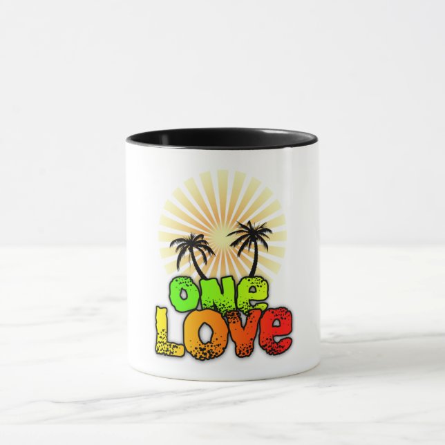 Caneca Um amor na Jamaica (Centro)