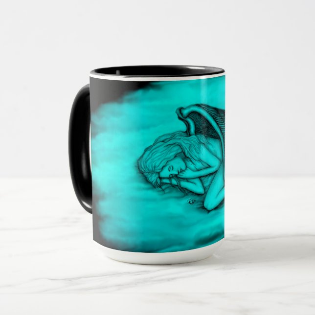 Caneca Um Anjo Dormindo (Frente Esquerda)