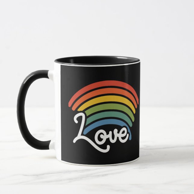 Caneca Um arco-íris do amor (Esquerda)