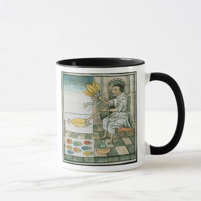 Caneca Um artesão asteca da pena (Direita)