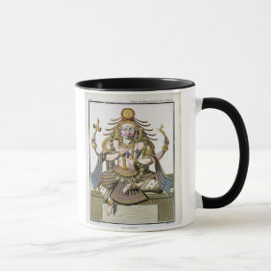 Caneca Um aspecto de Shiva, 'da viagem Indes auxiliar e