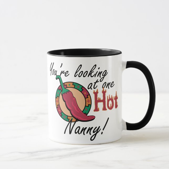 Caneca Um baby-sitter quente (Direita)