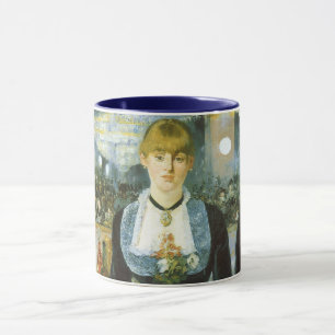 Caneca Um Bar no Folies Bergere de Edouard Manet