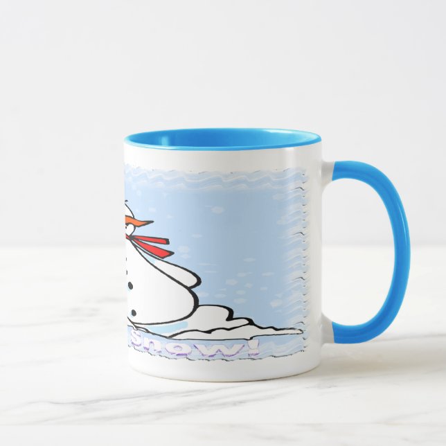 Caneca Um boneco de neve gelado (Direita)