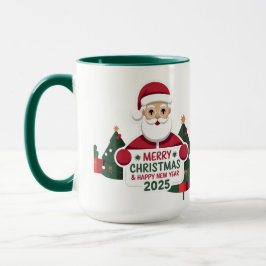 Caneca Um brinde ao futuro: Feliz ano novo 2025