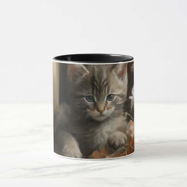 Caneca Um Canto Cozy Tabby Kitten (Centro)