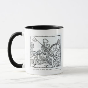 Caneca Um cavaleiro, do jogo de Caxton 'das xadrezes