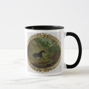 Caneca Um cavalo amedrontado por um cobra, 1792 (óleo em