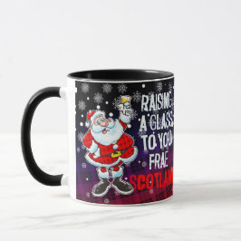 Caneca Um copo da Escócia - Feliz Natal