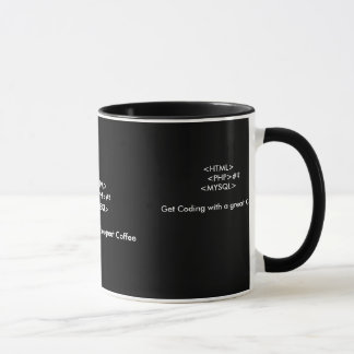 Caneca Um copo de café para programadores web