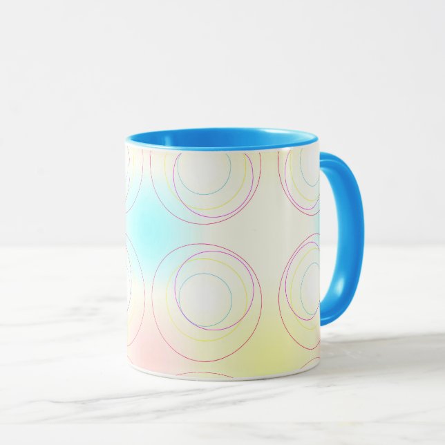 Caneca Um Corpo de Círculos (Frente Esquerda)