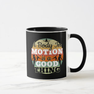 Caneca Um Corpo em Movimento - Mentalidade de Ginástica F