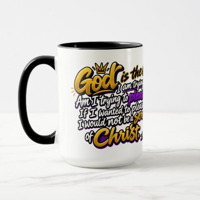 Caneca Um desejo de agradar a Deus (Esquerda)