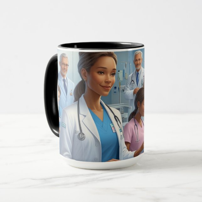 Caneca Um Dia na Vida de um Hospital (Frente Esquerda)