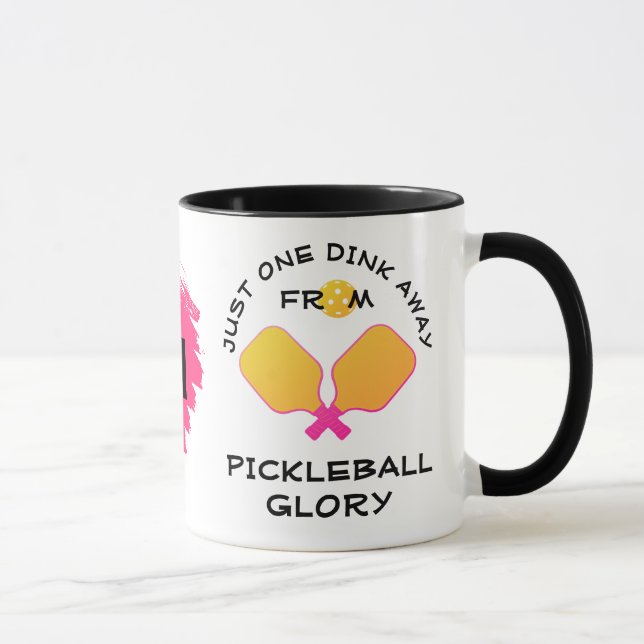 Caneca UM DINHEIRO LONGE Monograma Pickleball (Direita)