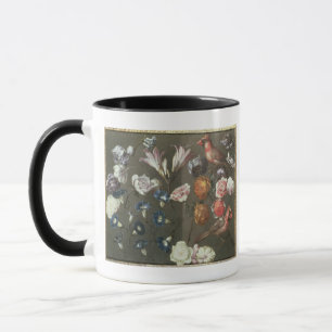 Caneca Um estudo das peônias, do convólvulo, dos lírio