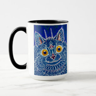 Caneca Um Gato em Estilo Gótico por Louis Wain