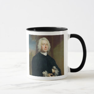 Caneca Um homem desconhecido no preto, 1735 (óleo em