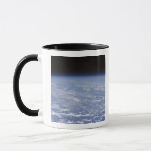 Caneca Um horizonte oblíquo da atmosfera terrestre