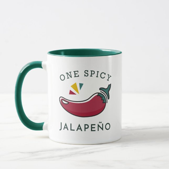 Caneca Um Jalapeno picante (Esquerda)