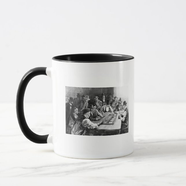 Caneca Um jogo de Faro em El Paso (Esquerda)