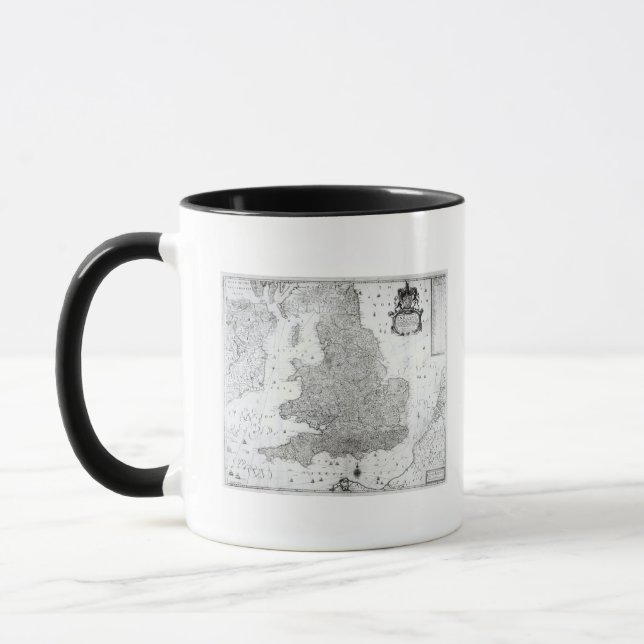 Caneca Um mapa novo do reino de Inglaterra (Esquerda)