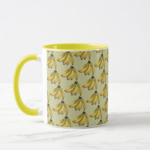 Caneca um monte de bananas