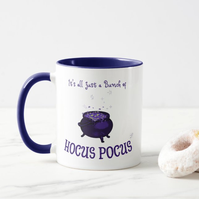 Caneca um monte de Hocus Pocus Mug (Com Donut)