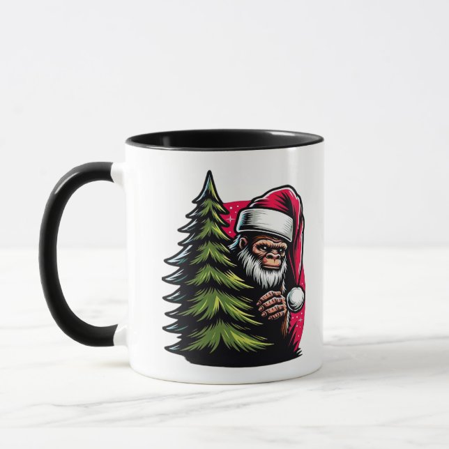 Caneca Um Natal de "Peek A Boo" (Esquerda)
