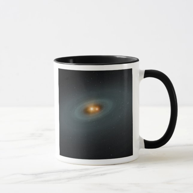 Caneca Um par apertado de estrelas e um disco circundante (Direita)