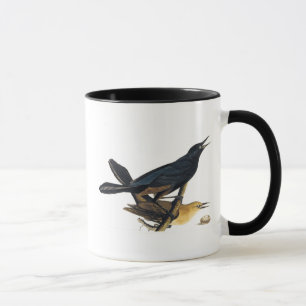 Caneca Um par de Grackles Barco-Atado