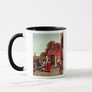 Caneca Um pátio holandês, c.1658-60