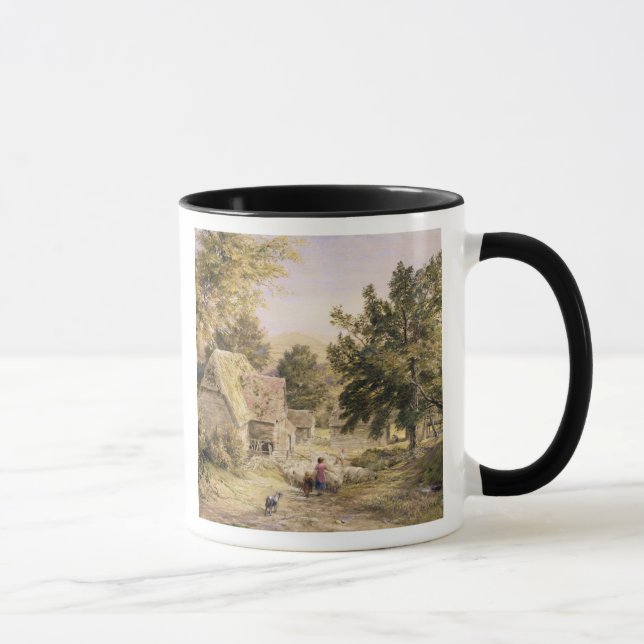 Caneca Um pátio perto dos príncipes Risborough, 1845/6 (Direita)
