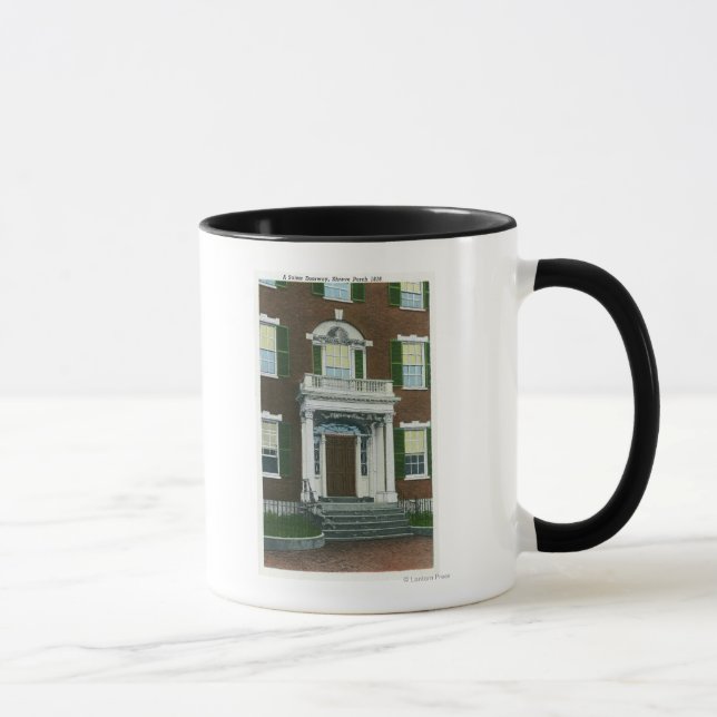 Caneca Um Porco Shreve, Vista de Salem Doorway (Direita)