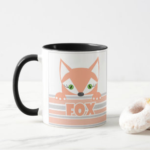 Caneca Um pouco curioso Raposa.