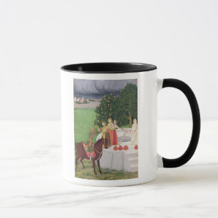 Caneca Um príncipe que implora a água das mulheres em u