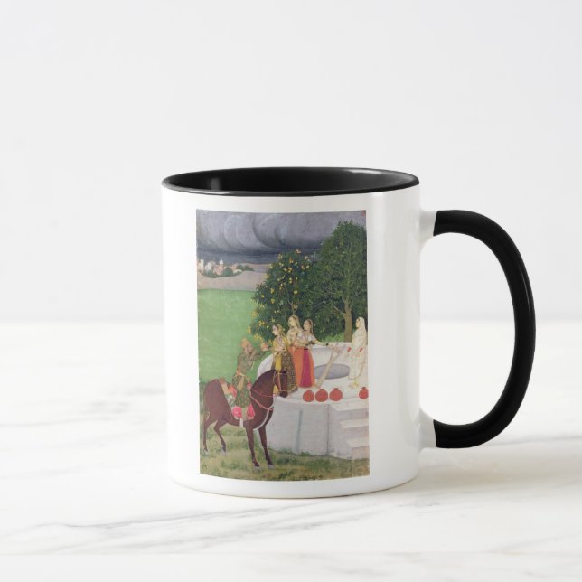 Caneca Um príncipe que implora a água das mulheres em um (Direita)