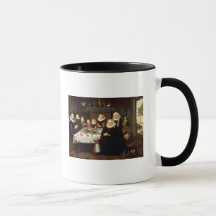 Caneca Um retrato de uma família que diz a benevolência