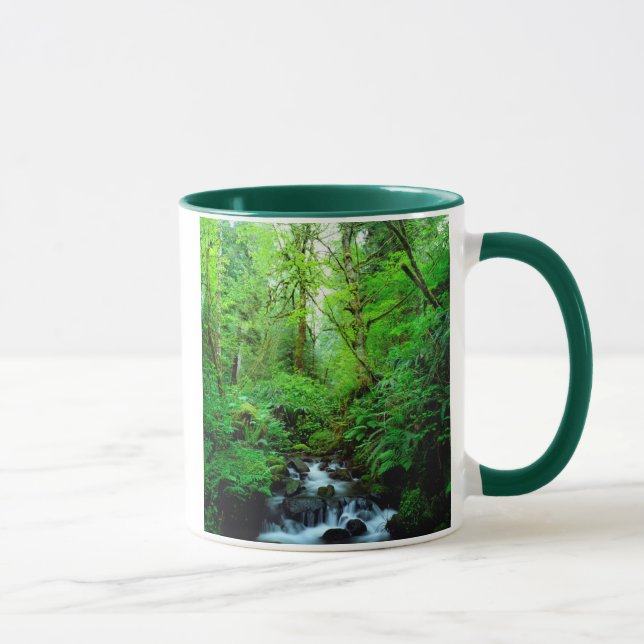 Caneca Um riacho numa floresta primária (Direita)