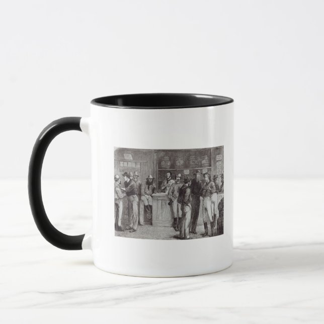 Caneca Um shout', geral dentro de uma taberna do arbusto, (Esquerda)