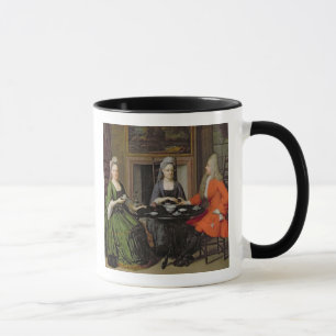 Caneca Um tea party (óleo em canvas)