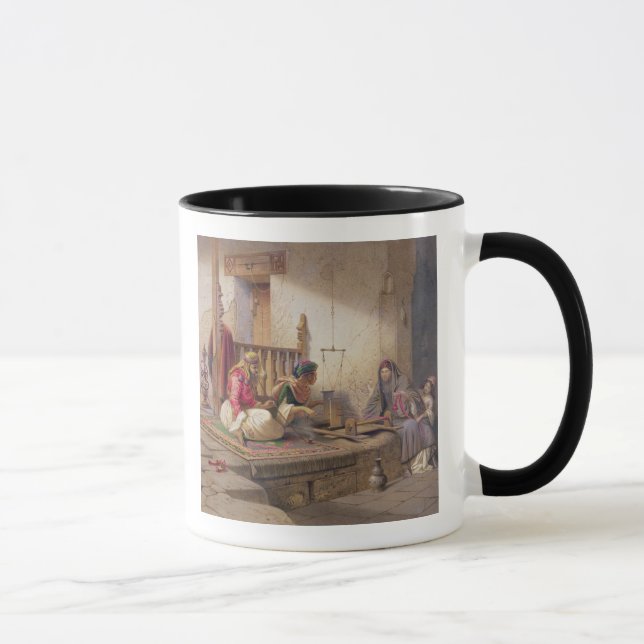 Caneca Um tecelão em Esna, uma de 24 ilustrações (Direita)