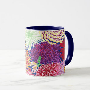 Caneca Um Tecido Adorável Philip Jacobs Chrysanthemum Mu