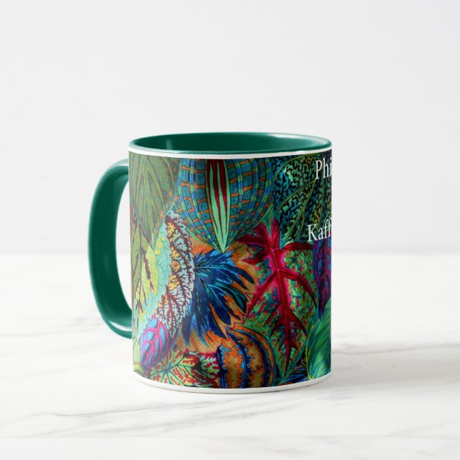 Caneca Um Tecido Felipe Jacobs Coleus Mug (Frente Esquerda)
