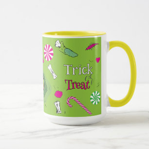 Caneca Um Truque Ou Tratar Divertido! Doce Morte E Doces!