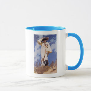 Caneca Um ventania de vento por John Singer Sargent