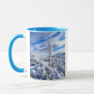 Caneca Um yucca coberto de neve