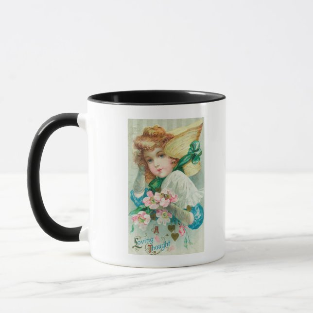 Caneca Uma Adorável Maiden Pensada com Bonnet (Esquerda)